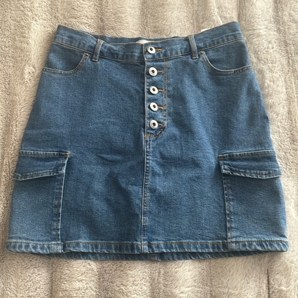 Love Tree NWOT Premium Denim Stretch Skirt